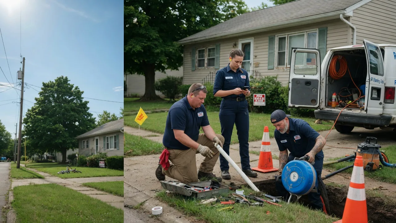 Sewer Line Repair in La Plume, PA near me